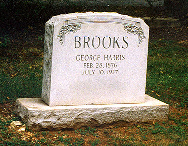 George Brooks Gravestone