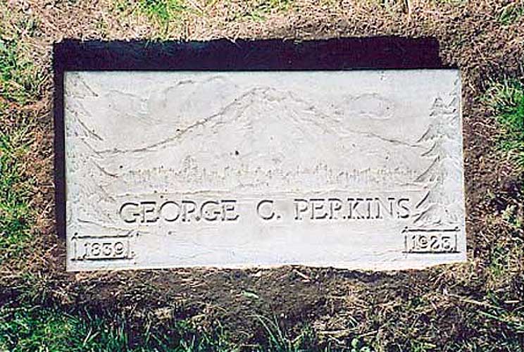 George C. Perkins Gravestone